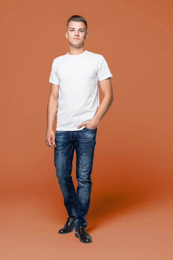 Orange fashion look 1
